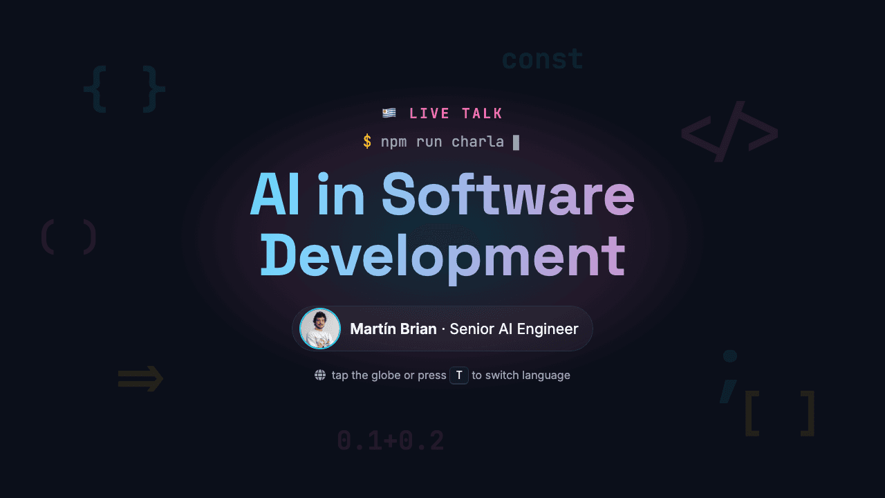 AI in Software Development — title slide